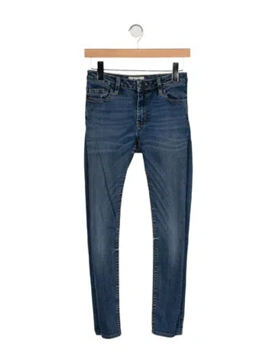 Pre-owned Acne Studios Mid-rise Skinny Leg Jeans In Blue