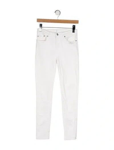 Pre-owned Acne Studios Mid-rise Skinny Leg Jeans In Blue