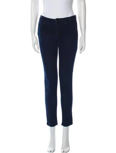 Pre-owned Acne Studios Mid-rise Skinny Leg Jeans In Blue