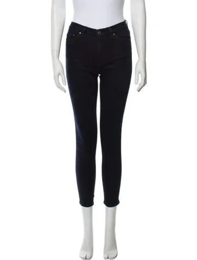 Pre-owned Acne Studios Mid-rise Skinny Leg Jeans In Blue