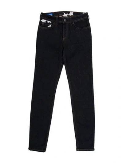 Pre-owned Acne Studios Mid-rise Skinny Leg Jeans In Blue