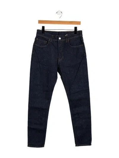 Pre-owned Acne Studios Mid-rise Skinny Leg Jeans In Blue