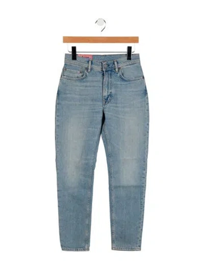 Pre-owned Acne Studios Mid-rise Skinny Leg Jeans In Blue