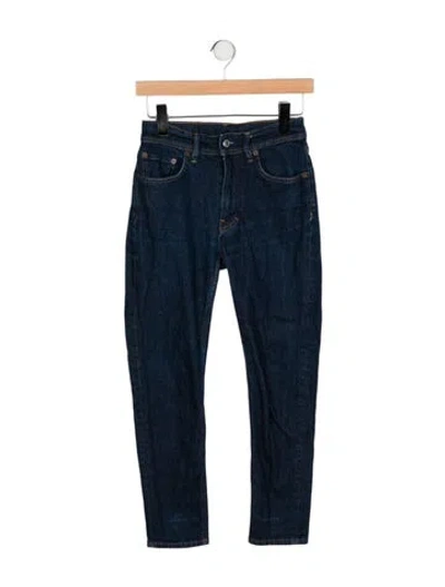 Pre-owned Acne Studios Mid-rise Skinny Leg Jeans In Blue