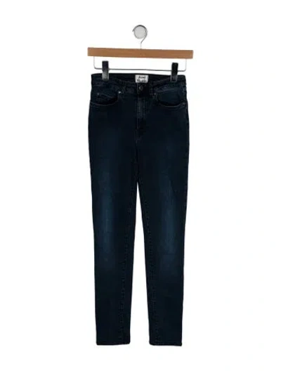 Pre-owned Acne Studios Mid-rise Skinny Leg Jeans In Blue