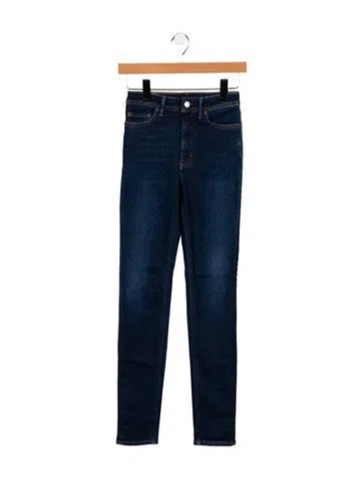 Pre-owned Acne Studios Mid-rise Skinny Leg Jeans In Blue