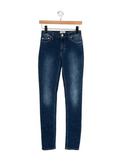 Pre-owned Acne Studios Mid-rise Skinny Leg Jeans In Blue