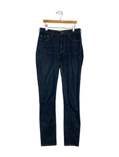Pre-owned Acne Studios Mid-rise Skinny Leg Jeans In Blue