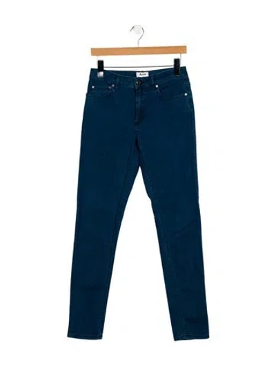 Pre-owned Acne Studios Mid-rise Skinny Leg Jeans In Blue