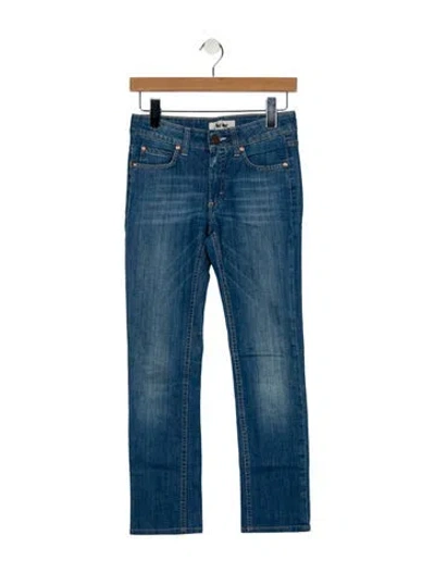 Pre-owned Acne Studios Mid-rise Skinny Leg Jeans In Blue