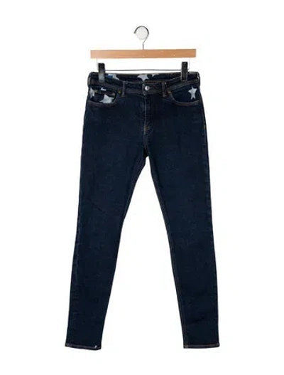 Pre-owned Acne Studios Mid-rise Skinny Leg Jeans In Blue