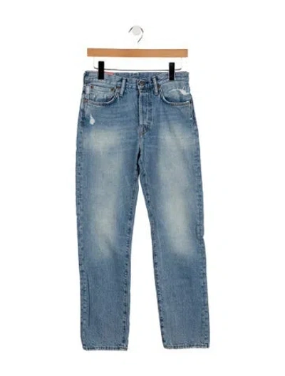 Pre-owned Acne Studios Mid-rise Skinny Leg Jeans In Blue
