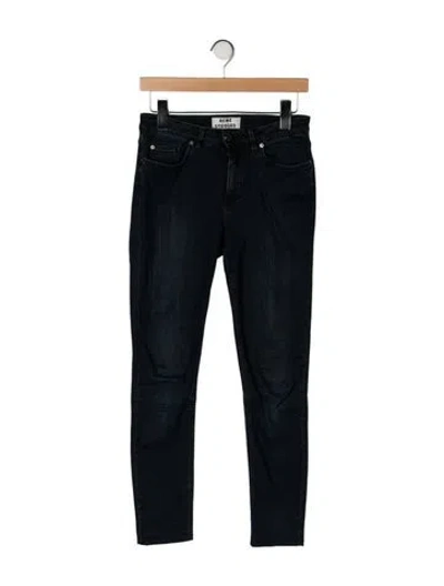 Pre-owned Acne Studios Mid-rise Skinny Leg Jeans In Blue