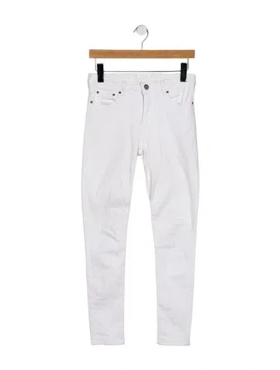 Pre-owned Acne Studios Mid-rise Skinny Leg Jeans In Blue