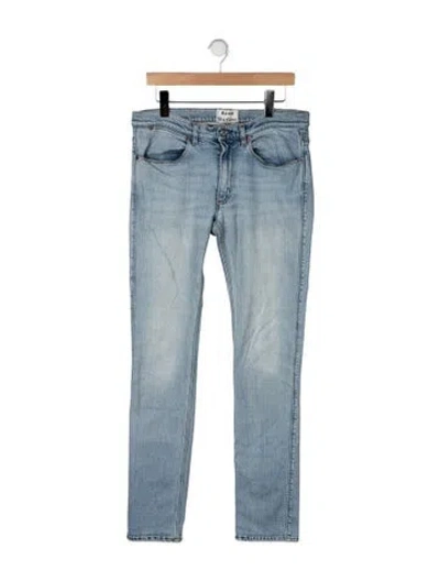 Pre-owned Acne Studios Mid-rise Skinny Leg Jeans In Blue