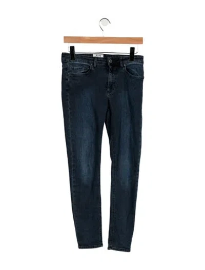 Pre-owned Acne Studios Mid-rise Skinny Leg Jeans In Blue
