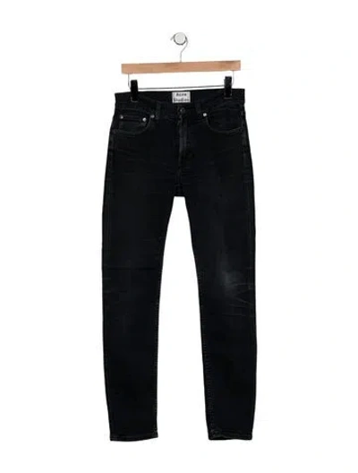 Pre-owned Acne Studios Mid-rise Skinny Leg Jeans In Blue