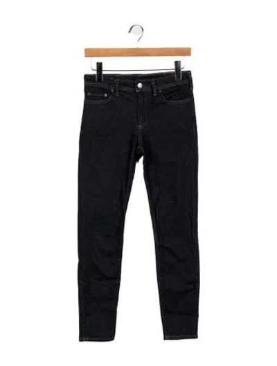 Pre-owned Acne Studios Mid-rise Skinny Leg Jeans In Blue
