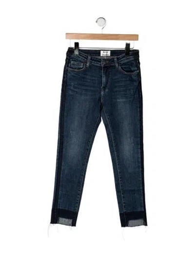 Pre-owned Acne Studios Mid-rise Skinny Leg Jeans In Blue