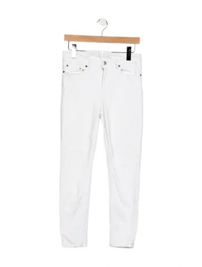 Pre-owned Acne Studios Mid-rise Skinny Leg Jeans In Blue