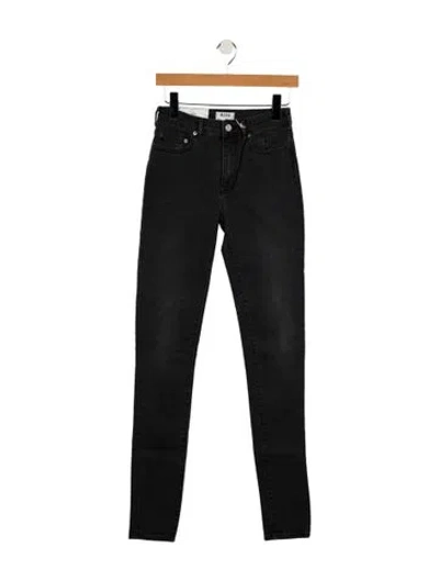 Pre-owned Acne Studios Mid-rise Skinny Leg Jeans In Gray