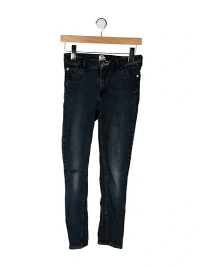 Pre-owned Acne Studios Mid-rise Skinny Leg Jeans In Green