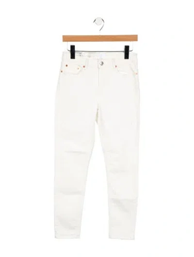 Pre-owned Acne Studios Mid-rise Skinny Leg Jeans In Neutral