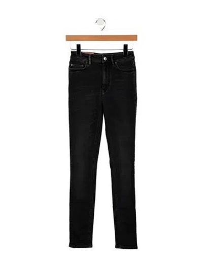 Pre-owned Acne Studios Mid-rise Skinny Leg Jeans W/ Tags In Black