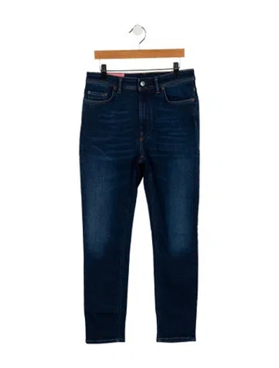 Pre-owned Acne Studios Mid-rise Skinny Leg Jeans W/ Tags In Black