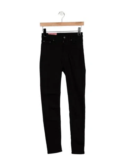 Pre-owned Acne Studios Mid-rise Skinny Leg Jeans W/ Tags In Black