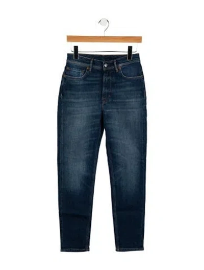 Pre-owned Acne Studios Mid-rise Skinny Leg Jeans W/ Tags In Blue