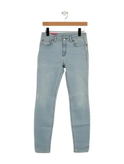 Pre-owned Acne Studios Mid-rise Skinny Leg Jeans W/ Tags In Blue