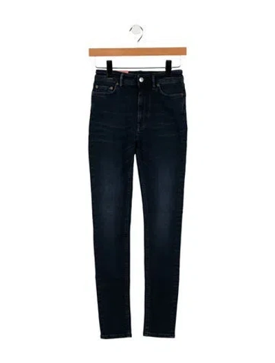 Pre-owned Acne Studios Mid-rise Skinny Leg Jeans W/ Tags In Blue