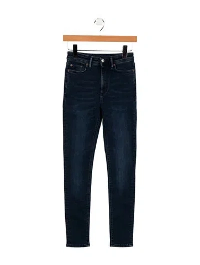Pre-owned Acne Studios Mid-rise Skinny Leg Jeans W/ Tags In Blue