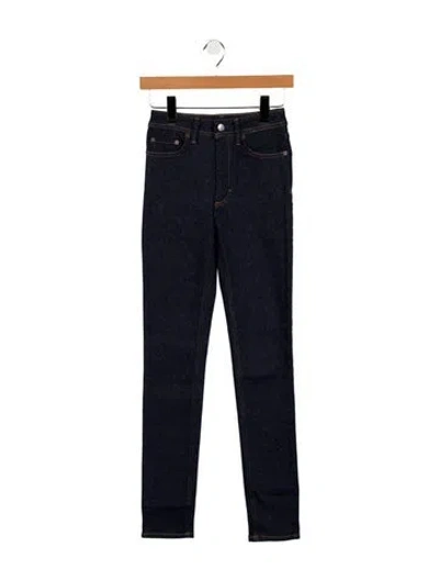 Pre-owned Acne Studios Mid-rise Skinny Leg Jeans W/ Tags In Blue