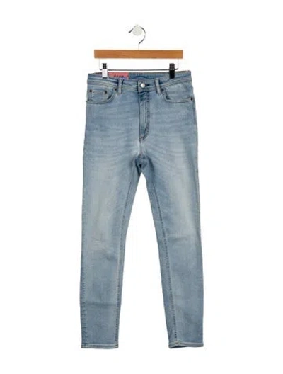 Pre-owned Acne Studios Mid-rise Skinny Leg Jeans W/ Tags In Blue