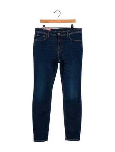 Pre-owned Acne Studios Mid-rise Skinny Leg Jeans W/ Tags In Blue