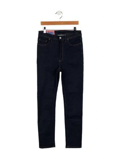 Pre-owned Acne Studios Mid-rise Skinny Leg Jeans W/ Tags In Blue