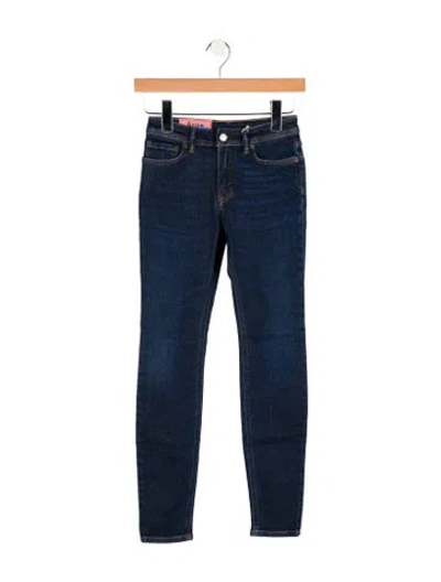 Pre-owned Acne Studios Mid-rise Skinny Leg Jeans W/ Tags In Blue