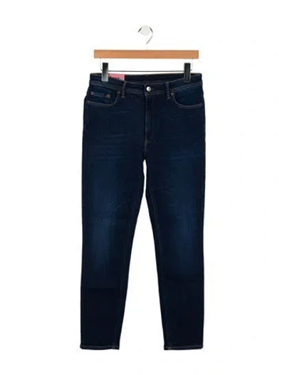 Pre-owned Acne Studios Mid-rise Skinny Leg Jeans W/ Tags In Blue