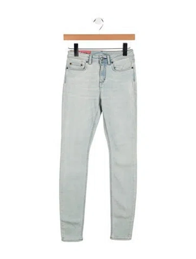 Pre-owned Acne Studios Mid-rise Skinny Leg Jeans W/ Tags In Blue