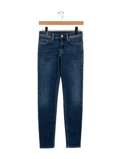 Pre-owned Acne Studios Mid-rise Skinny Leg Jeans W/ Tags In Blue