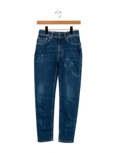 Pre-owned Acne Studios Mid-rise Skinny Leg Jeans W/ Tags In Blue