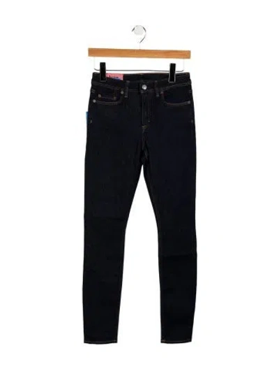 Pre-owned Acne Studios Mid-rise Skinny Leg Jeans W/ Tags In Blue