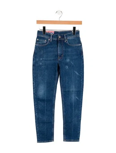 Pre-owned Acne Studios Mid-rise Skinny Leg Jeans W/ Tags In Blue