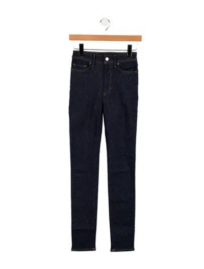 Pre-owned Acne Studios Mid-rise Skinny Leg Jeans W/ Tags In Blue