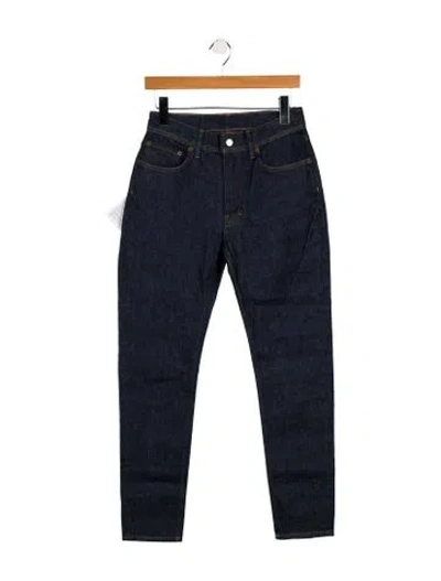 Pre-owned Acne Studios Mid-rise Skinny Leg Jeans W/ Tags In Blue
