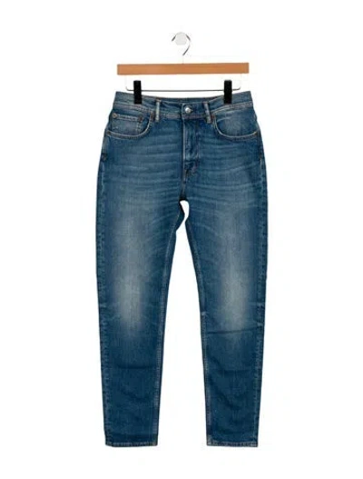Pre-owned Acne Studios Mid-rise Skinny Leg Jeans W/ Tags In Blue