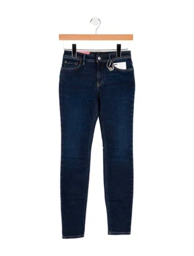 Pre-owned Acne Studios Mid-rise Skinny Leg Jeans W/ Tags In Blue