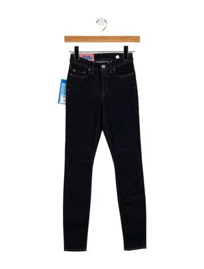 Pre-owned Acne Studios Mid-rise Skinny Leg Jeans W/ Tags In Blue